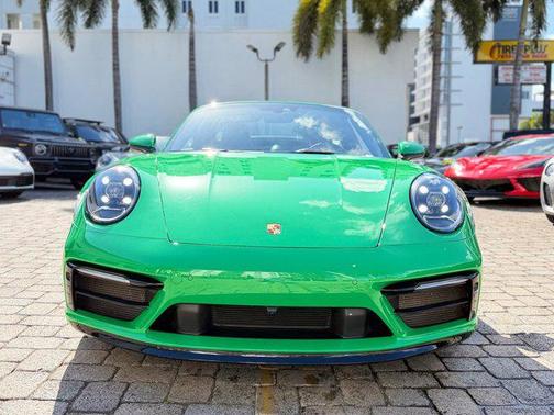 Python Green 2021 Porsche 911 Targa 4