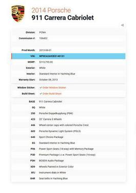 2014 Porsche 911 Carrera