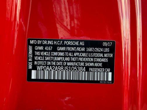 2018 Porsche 911 Carrera