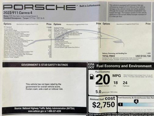 2023 Porsche 911 Carrera 4