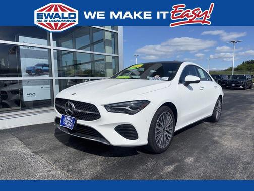 Digital White Metallic 2025 Mercedes-Benz CLA 250 4MATIC