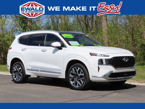 Serenity White Pearl 2023 Hyundai SANTA FE Ultimate Calligraphy