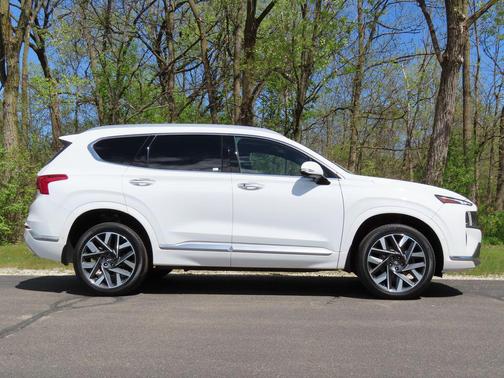 Serenity White Pearl 2023 Hyundai SANTA FE Ultimate Calligraphy