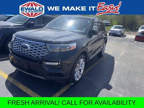 Agate Black Metallic 2023 Ford Explorer Platinum