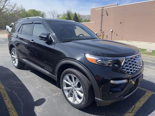 Agate Black Metallic 2023 Ford Explorer Platinum