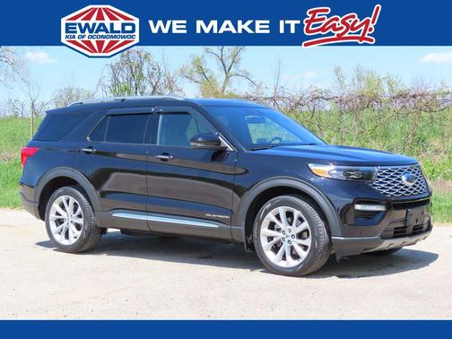 Agate Black Metallic 2023 Ford Explorer Platinum
