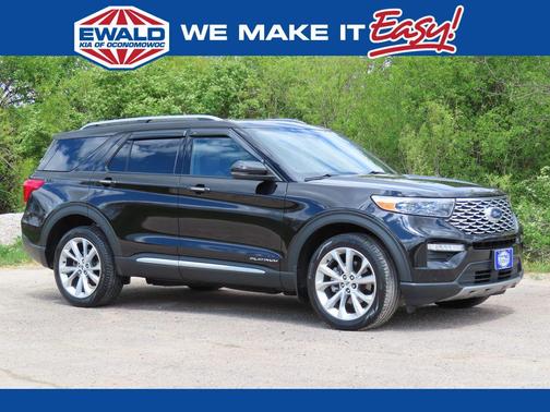 Agate Black Metallic 2023 Ford Explorer Platinum