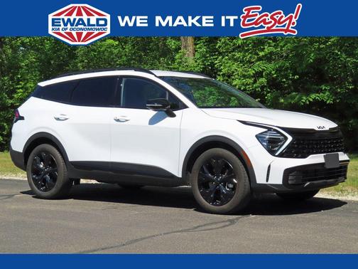 Glacial White Pearl 2025 Kia Sportage X-Line