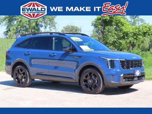 Midnight Lake Blue 2024 Kia Sorento SX