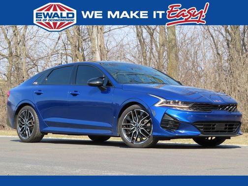 Sapphire Blue 2022 Kia K5 GT