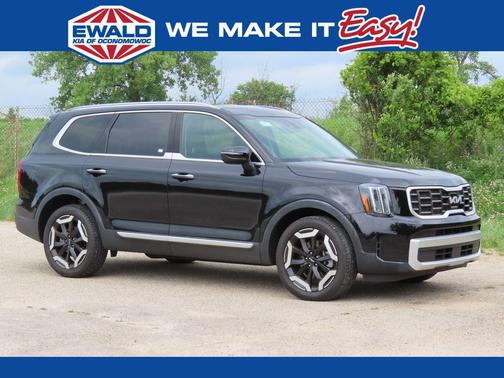 Ebony Black 2025 Kia Telluride S