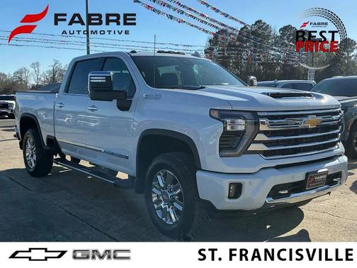 Polar White Tricoat 2026 Chevrolet Silverado 3500 High Country