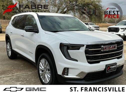 Summit White 2026 GMC Acadia Elevation FWD