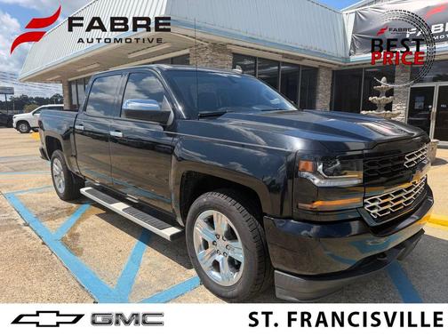 Black 2018 Chevrolet Silverado 1500 Custom