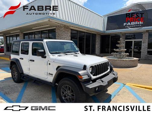 Bright White Clearcoat 2024 Jeep Wrangler Sport S