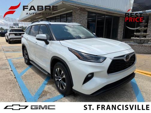Blizzard Pearl 2021 Toyota Highlander XLE