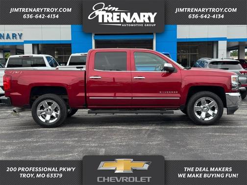 Cajun Red Tintcoat 2018 Chevrolet Silverado 1500 LTZ
