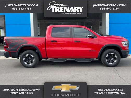 Flame Red Clearcoat 2022 RAM 1500 Rebel