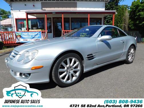 Silver 2007 Mercedes-Benz SL-Class SL 550