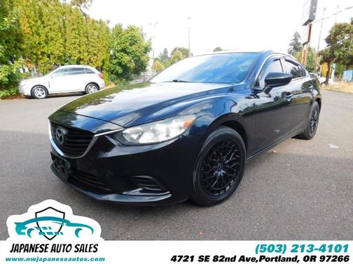 Jet Black 2016 Mazda Mazda6 i Sport