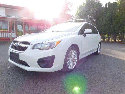 Satin White Pearl 2014 Subaru Impreza 2.0i Premium