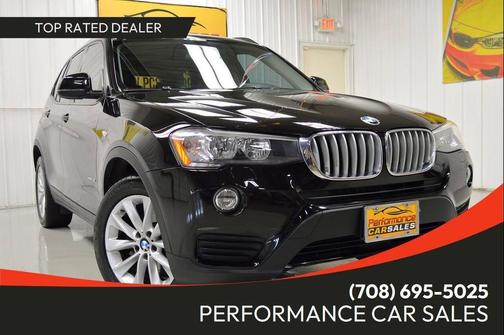 Black Sapphire Metallic 2017 BMW X3 xDrive28i