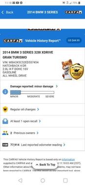2014 BMW 328 Gran Turismo 328i xDrive Gran Turismo AWD 4dr Hatchback