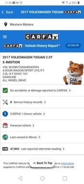 2017 Volkswagen Tiguan 2.0T S 4MOTION
