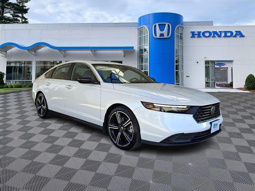Platinum White Pearl 2024 Honda Accord Hybrid Sport
