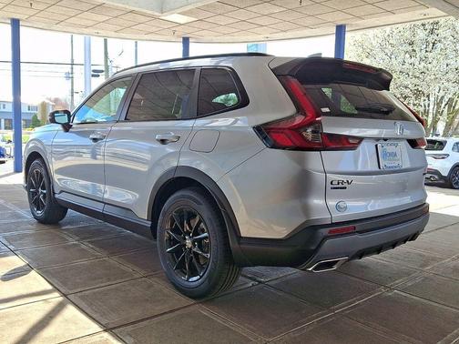 Solar Silver Metallic 2026 Honda CR-V Hybrid Sport-L
