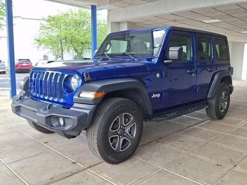 Ocean Blue Metallic 2019 Jeep Wrangler Unlimited Sport