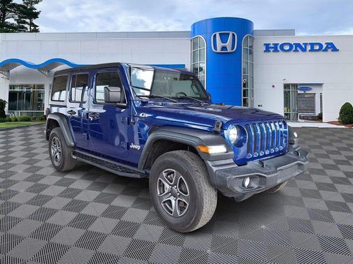Ocean Blue Metallic 2019 Jeep Wrangler Unlimited Sport