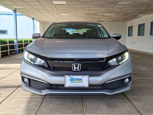 Silver 2021 Honda Civic EX