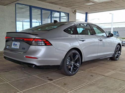 Solar Silver Metallic 2026 Honda Accord Hybrid Sport-L