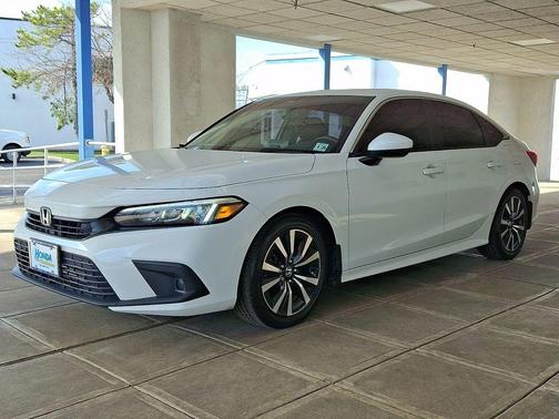 Platinum White Pearl 2024 Honda Civic EX