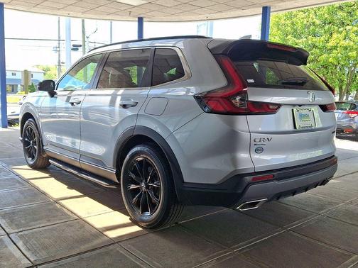 Silver 2025 Honda CR-V Hybrid Sport-L
