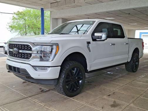 White Metallic 2022 Ford F-150 Platinum