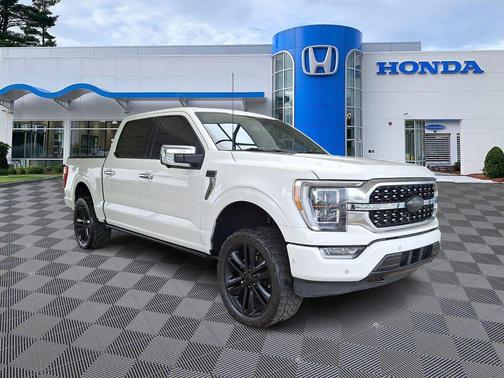 White Metallic 2022 Ford F-150 Platinum