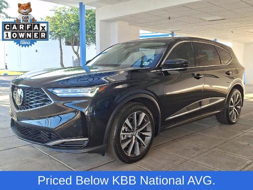 Black 2025 Acura MDX Technology Package
