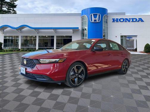 Radiant Red Metallic 2026 Honda Accord Hybrid Sport