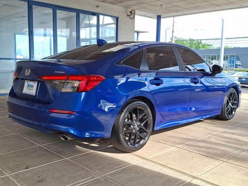 Blue 2023 Honda Civic Sport