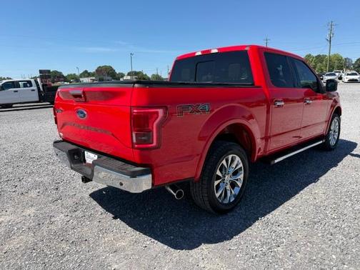 Red 2016 Ford F-150 Lariat