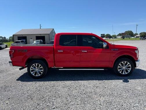 Red 2016 Ford F-150 Lariat