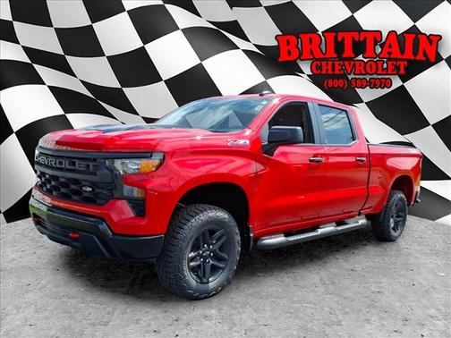 Red Hot 2026 Chevrolet Silverado 1500 Custom Trail Boss