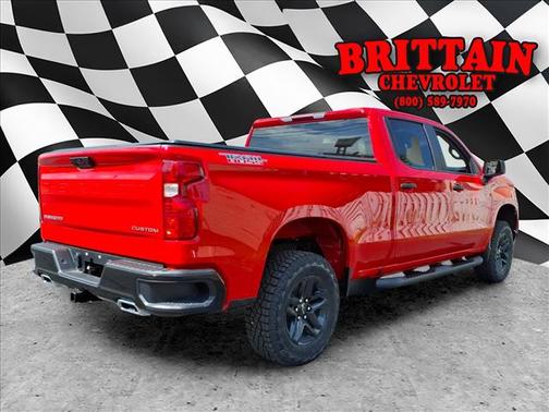 Red Hot 2026 Chevrolet Silverado 1500 Custom Trail Boss