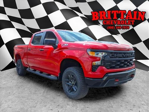 Red Hot 2026 Chevrolet Silverado 1500 Custom Trail Boss