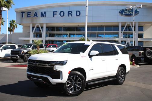 Summit White 2022 Chevrolet Tahoe Z71