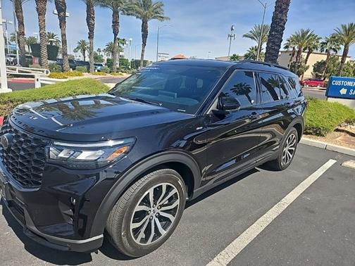 AGATE BLACK METALLIC 2025 Ford Explorer ST-LINE