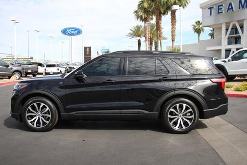 AGATE BLACK METALLIC 2025 Ford Explorer ST-LINE