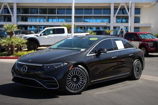 Obsidian Black Metallic 2023 Mercedes-Benz EQS 450+ BASE